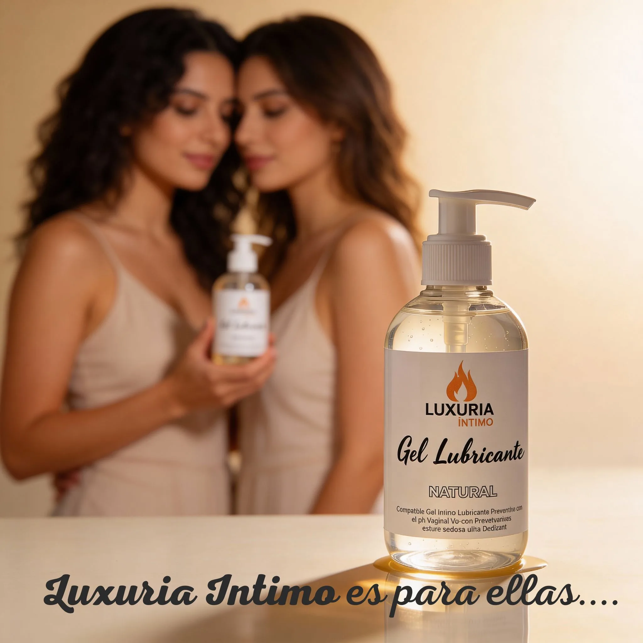 Gel Lubricante Luxuria Sabor Natural - 130cc: imagen 3