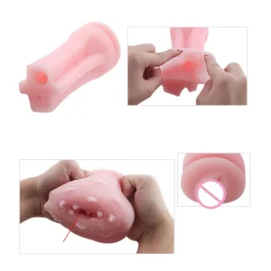 Tubo Vagina con Vibracion Tamaño Real: imagen 4