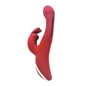 Vibrador 3 en 1 Dildo + Estimulador de Clítoris + Estimulador punto G Recargable USB: imagen 2