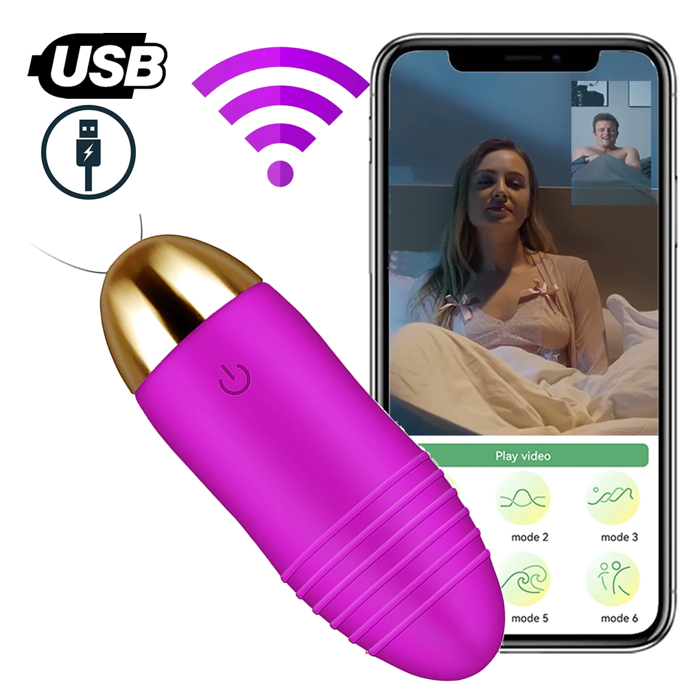 Huevo Vibrador Control A Distancia con Celular - Bluethoot