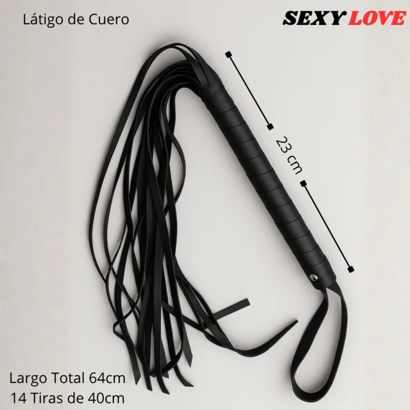 Kit Latigo y Paleta Palmeta de Cuero